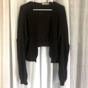 ASOS Black Cropped Cardigan